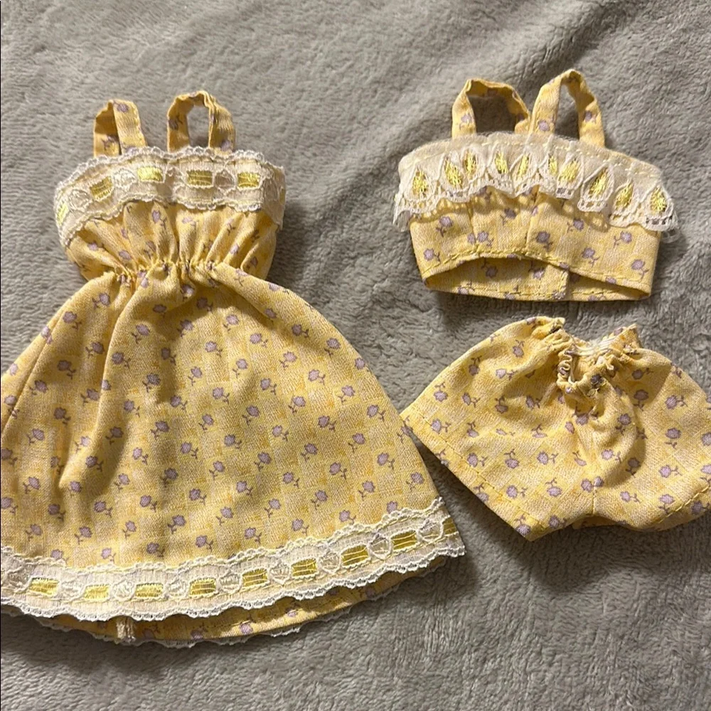 Handmade Barbie sleeping bag and pajamas.  Never used.